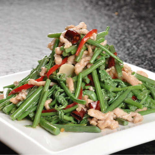 干蕨菜炒肉丝