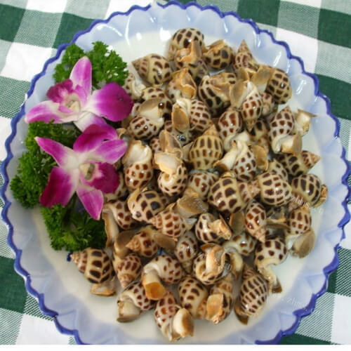 淡糟炒花螺肉
