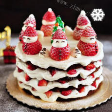 圣诞雪人蛋糕