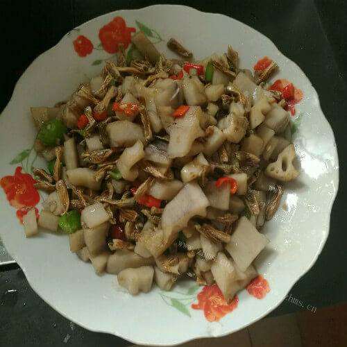 豇豆丁炒藕丁