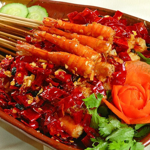 香烤串串虾