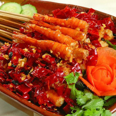 香烤串串虾