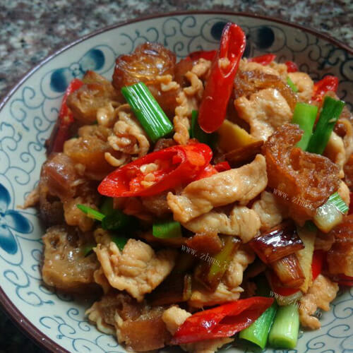 炒鸡肉片