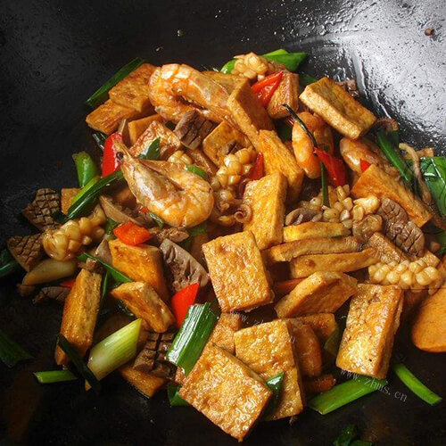 炒脆豆腐