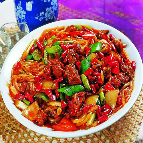 辣椒炒肉丁