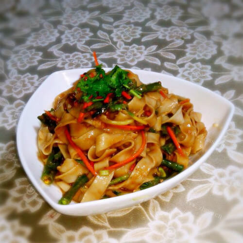 麻酱豆角凉面
