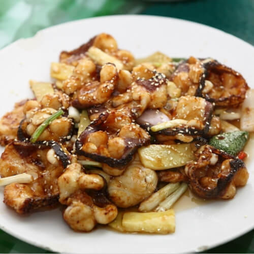 炒鮸鱼片