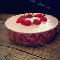 草莓慕司蛋糕