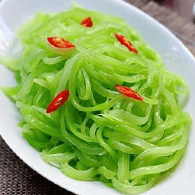 好吃的凉拌莴笋丝