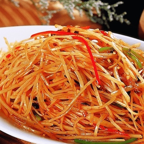 好吃的干煸土豆丝