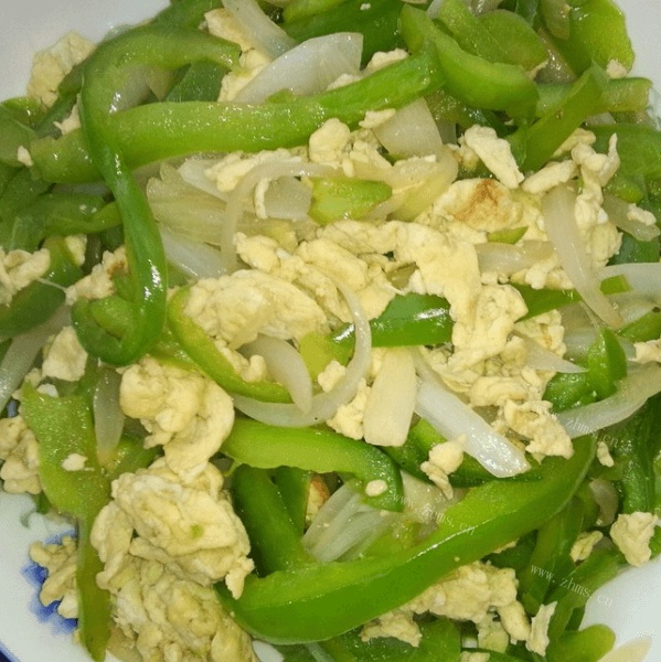 营养的青椒炒鸡蛋