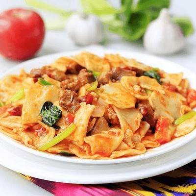 美味的炒面片