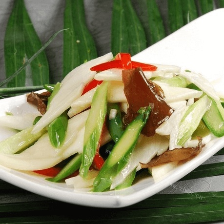 好吃的茭白炒肉