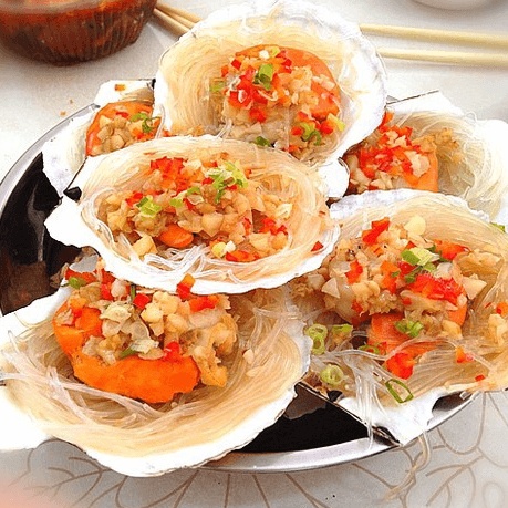 蒜蓉粉丝蒸扇贝