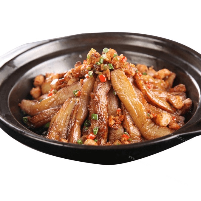 美味的咸鱼茄子煲