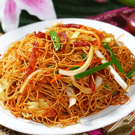 美味的家常炒面
