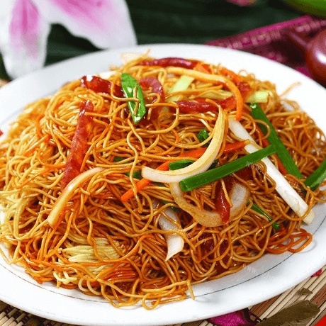 美味的家常炒面