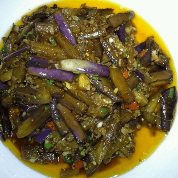 爱上肉末茄子