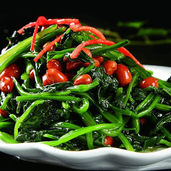 下饭的果仁菠菜