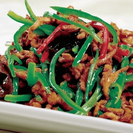 青椒炒肉丝