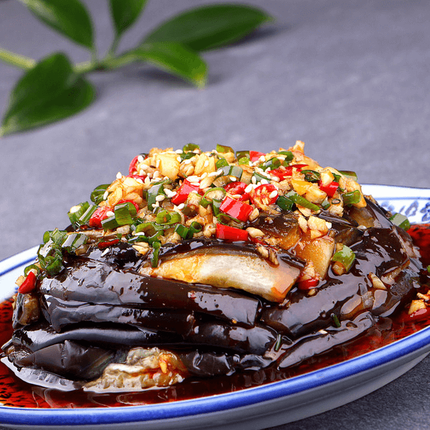 美味的蒜泥茄子