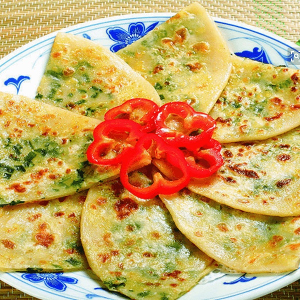 爱上葱花鸡蛋饼