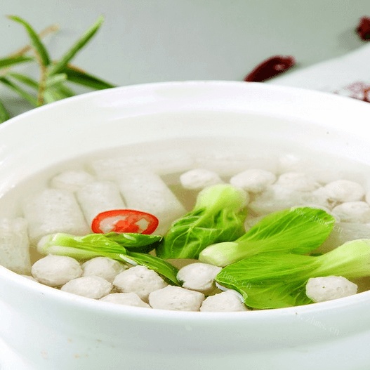 美味的鱼丸汤