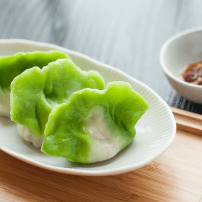 漂亮的翡翠饺