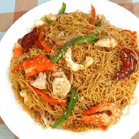 美味的家常炒面