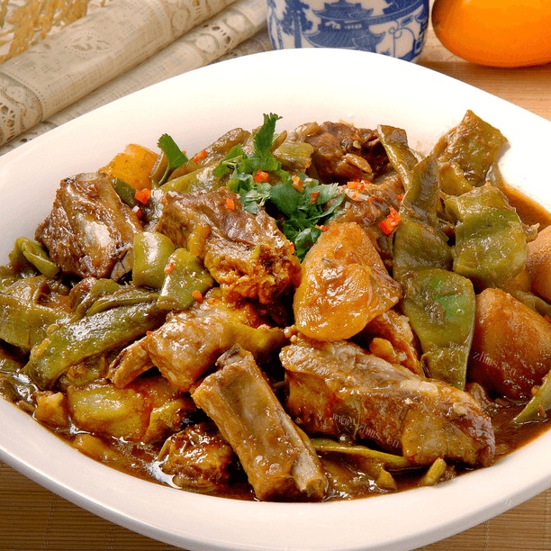 好吃的豆角炖土豆