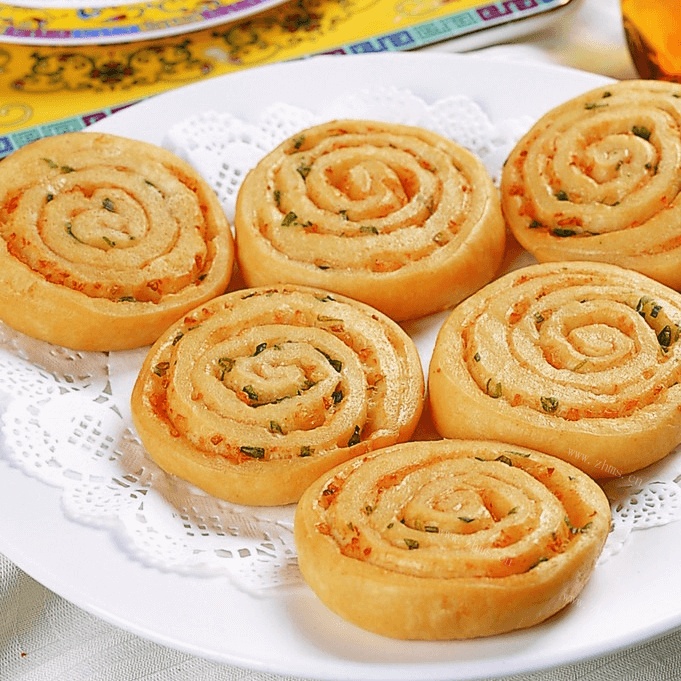 美味的葱花油饼