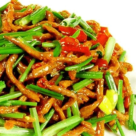 自制芹菜炒肉丝