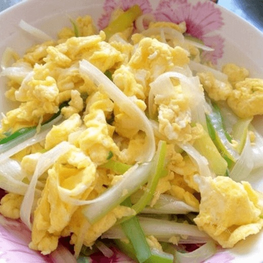 大葱炒鸡蛋