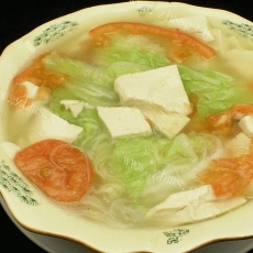 好吃的白菜豆腐汤