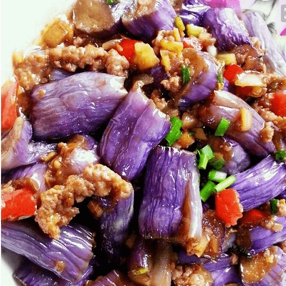 美味的肉末茄子