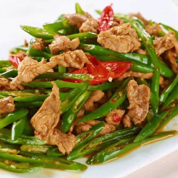 最爱的青椒炒肉