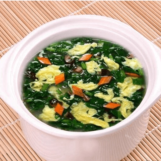 菠菜鸡蛋汤