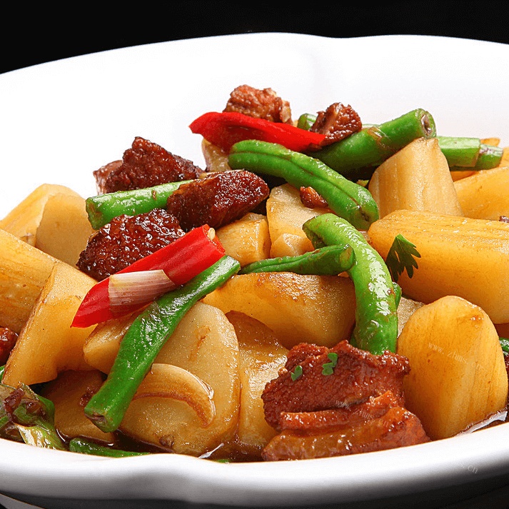 美味的豆角炖土豆