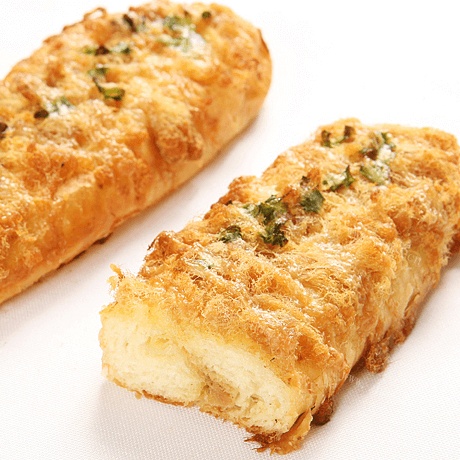 美味的肉松面包