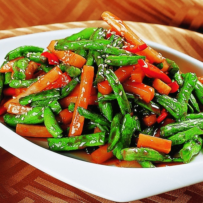 好吃的豆角炖土豆