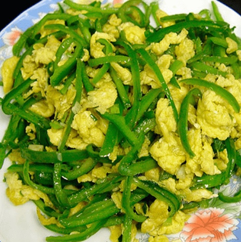 家常尖椒炒鸡蛋