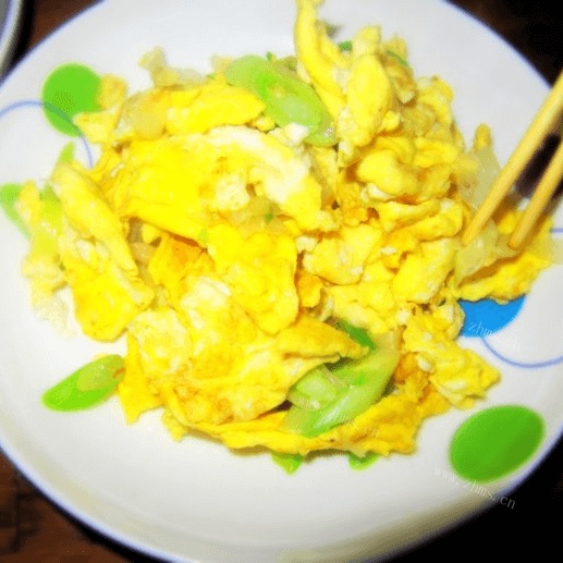 大葱炒鸡蛋