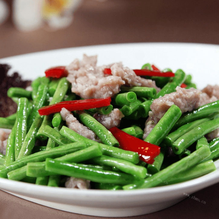 美味的豇豆炒肉