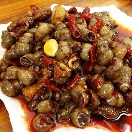 美味的炒田螺