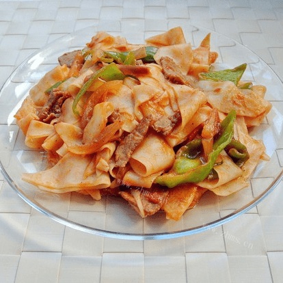 好吃的炒面片