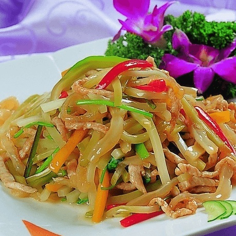 好吃的榨菜肉丝