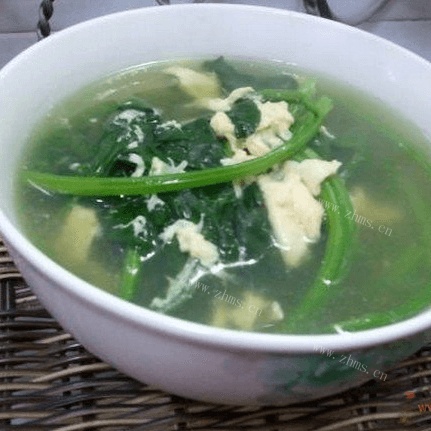菠菜鸡蛋汤