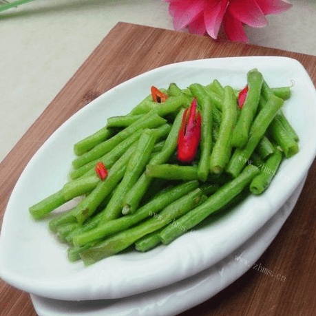 香脆的豇豆炒肉