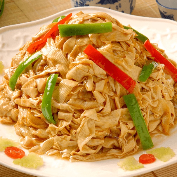 好吃的尖椒干豆腐