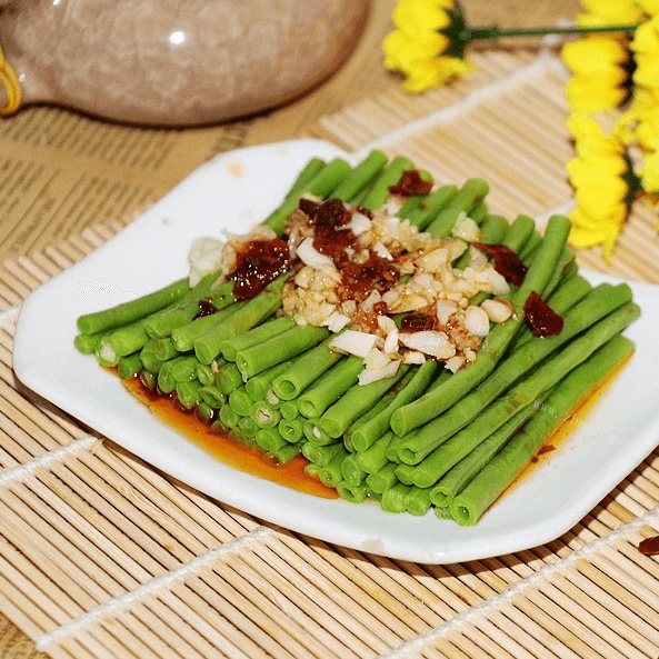美味的凉拌豆角